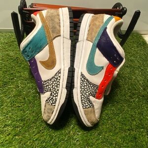 NIKE Dunk SE Low Safari mix Women’s size 6 SKU: DN3866-100